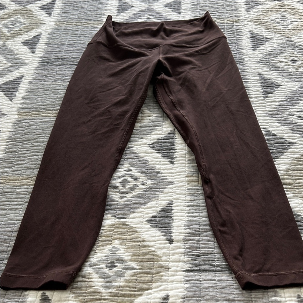 Brown Yoga capri Pants lululemon